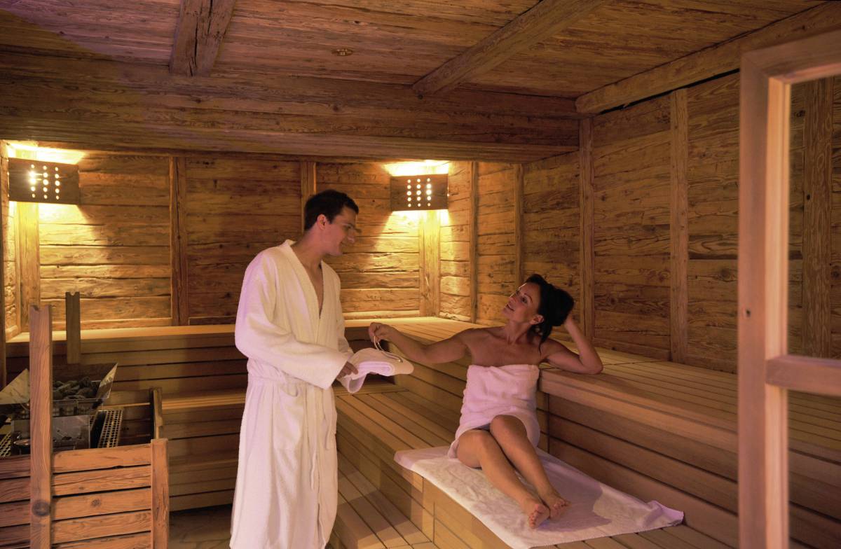 Saunas in the Hotel Dollenberg: 4 Saunas, 3 steam baths - Relais & Châteaux  Hotel Dollenberg